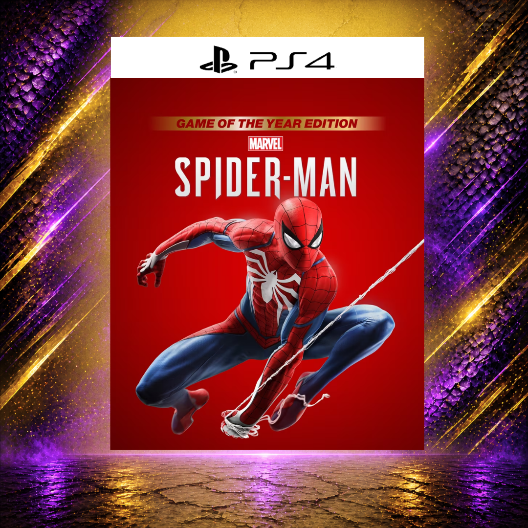 SPIDERMAN 1 (2018) GAME OF THE YEAR EDITION - PS4 - Mídia Digital