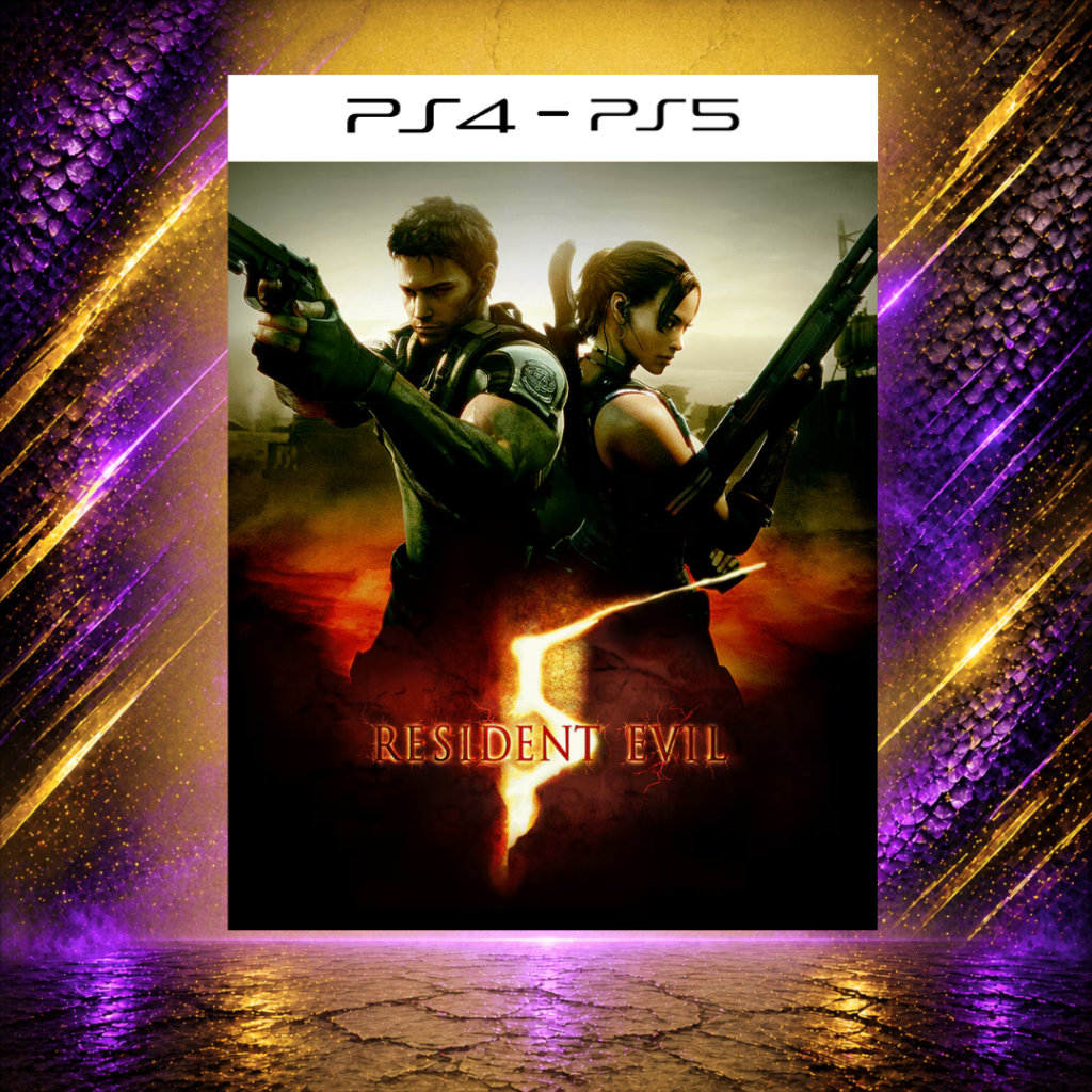 Resident Evil 5 - PS4/PS5 - Mídia Digital
