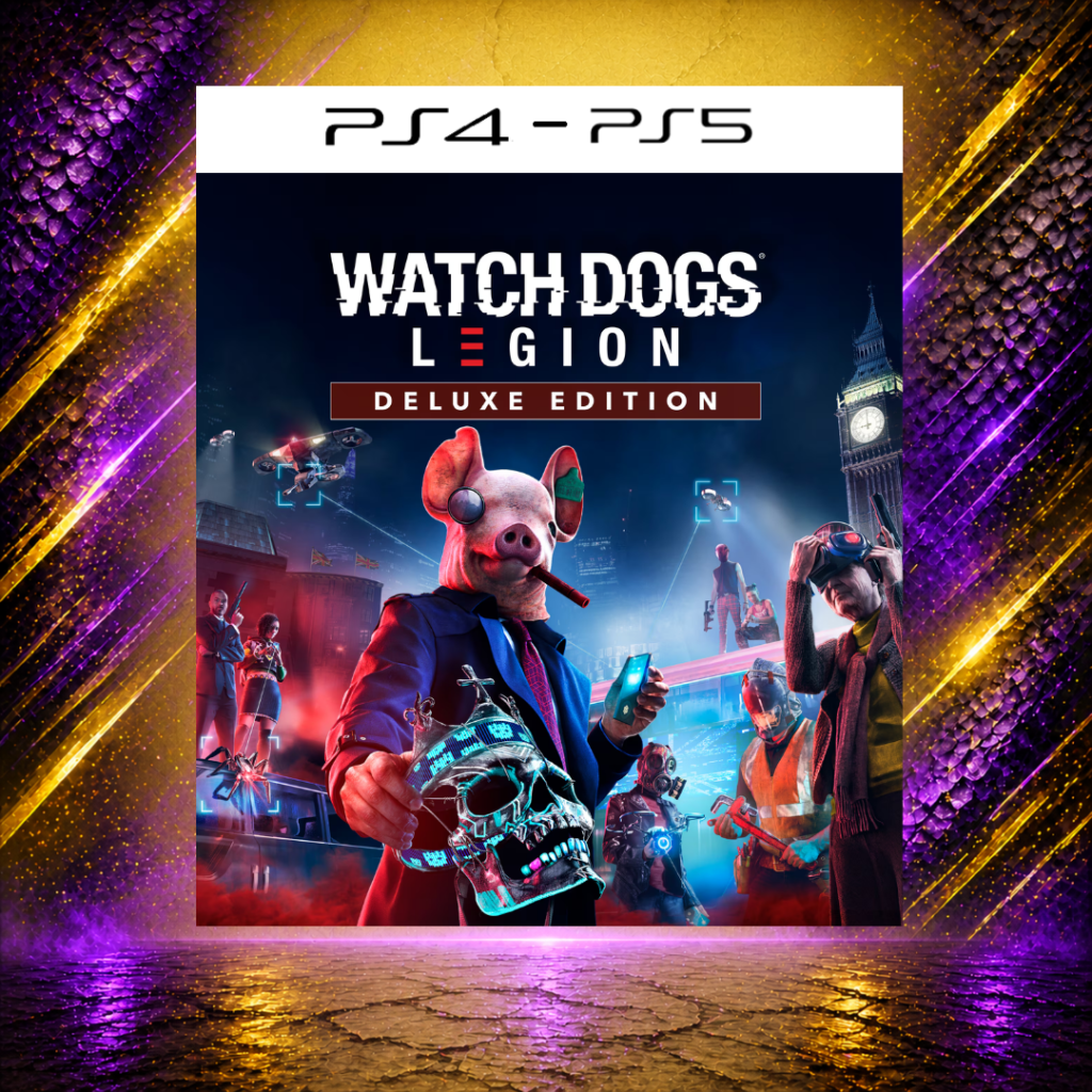 Watch Dogs Legion Deluxe - PS4/PS5 - Mídia Digital