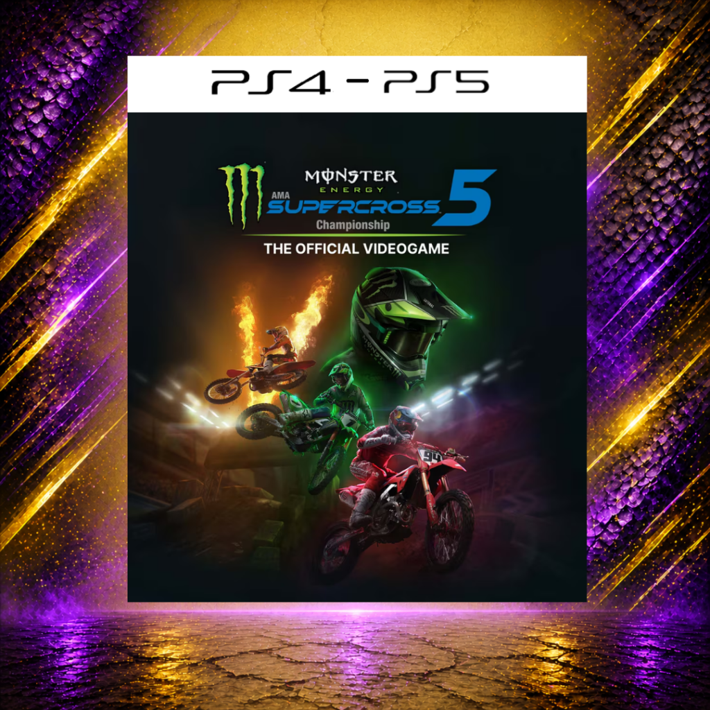 Monster Energy Supercross 5 - PS4/PS5 - Mídia Digital