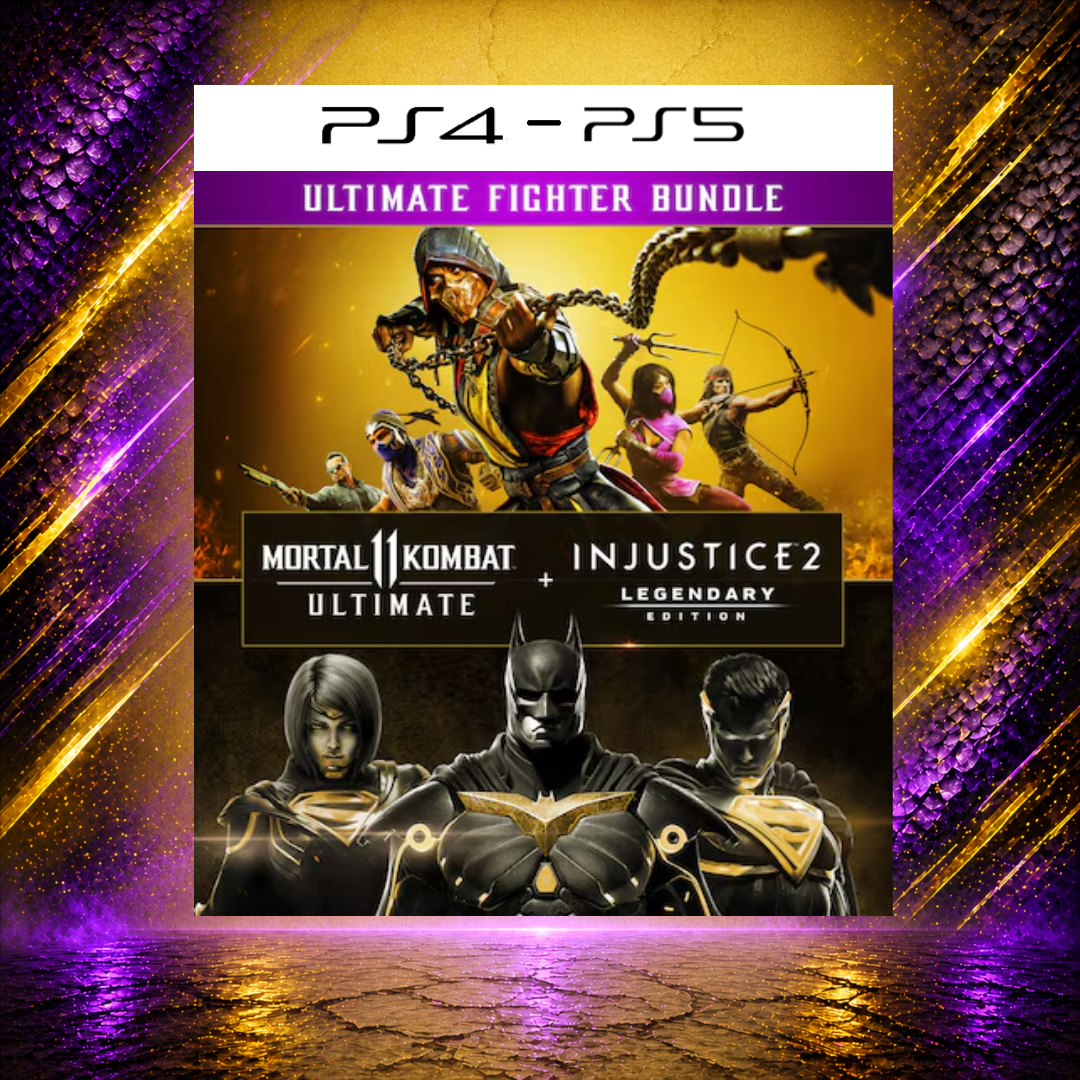 MORTAL KOMBAT 11 ULTIMATE + INJUSTICE 2 LEGENDARY - PS4/PS5 - Mídia Digital