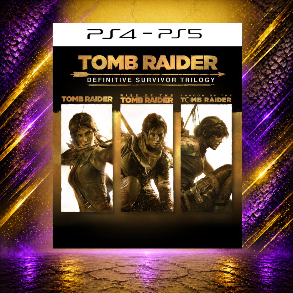Tomb Raider: Definitive Survivor Trilogy - PS4/PS5 - Mídia Digital