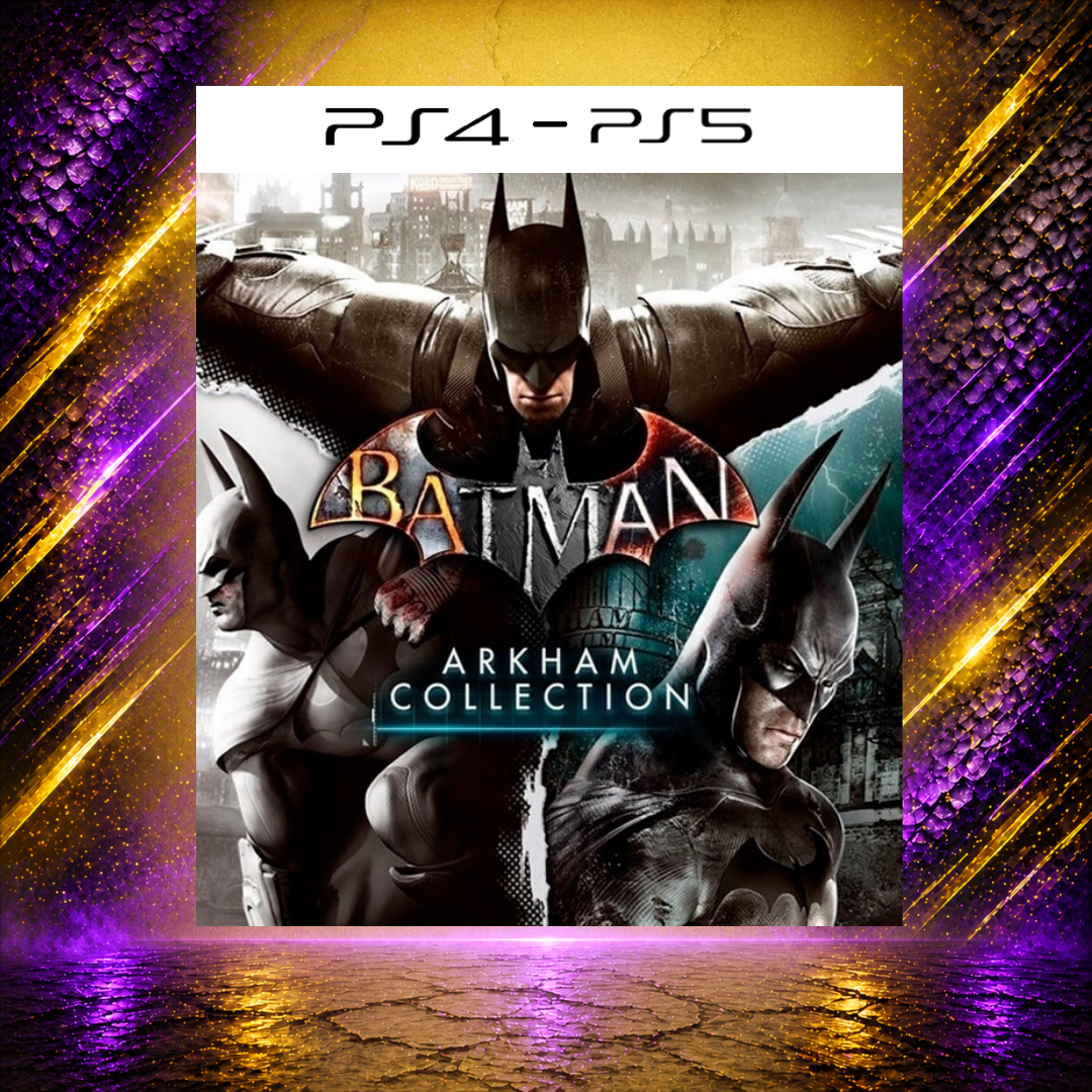 BATMAN ARKHAM COLLECTION - PS4/PS5 - Mídia Digital