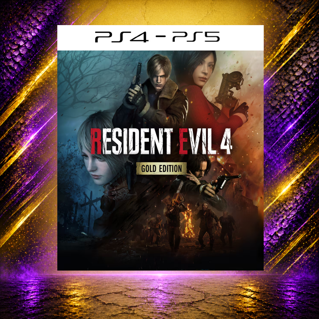RESIDENT EVIL 4 REMAKE GOLD EDITION - PS4/PS5 - Mídia Digital