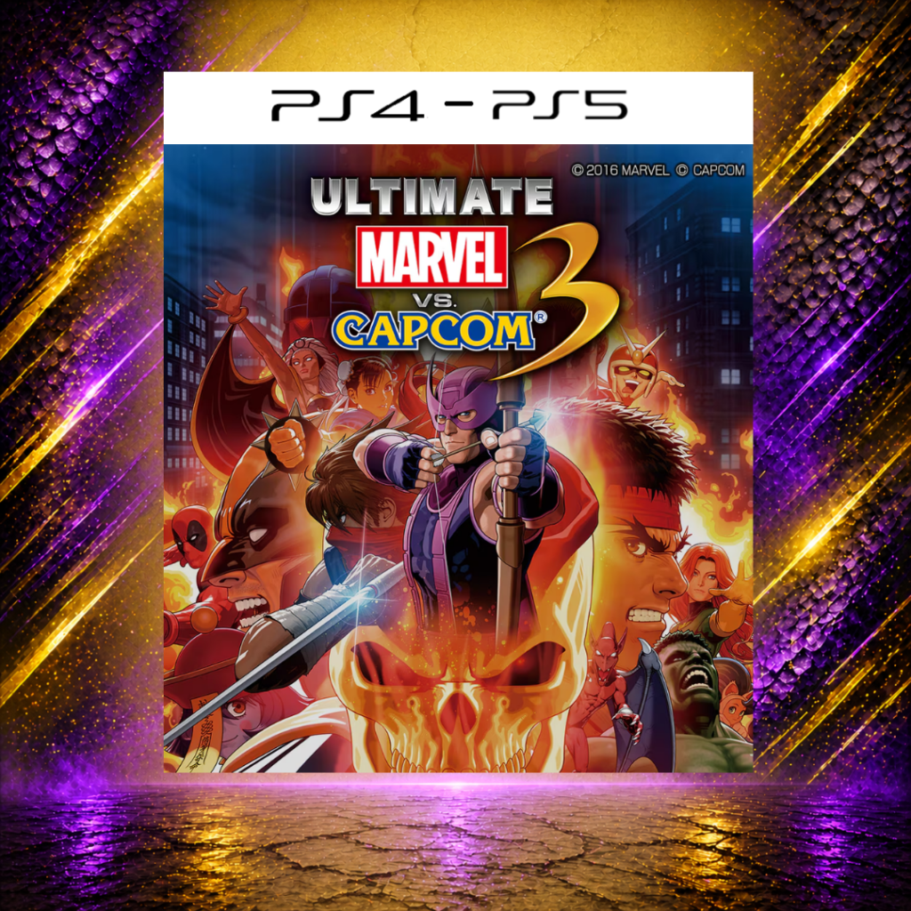 Ultimate Marvel VS Capcom 3 - PS4/PS5 - Mídia Digital