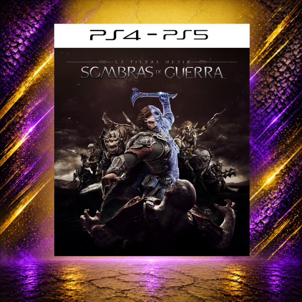 Sombras da Guerra - PS4/PS5 - Mídia Digital