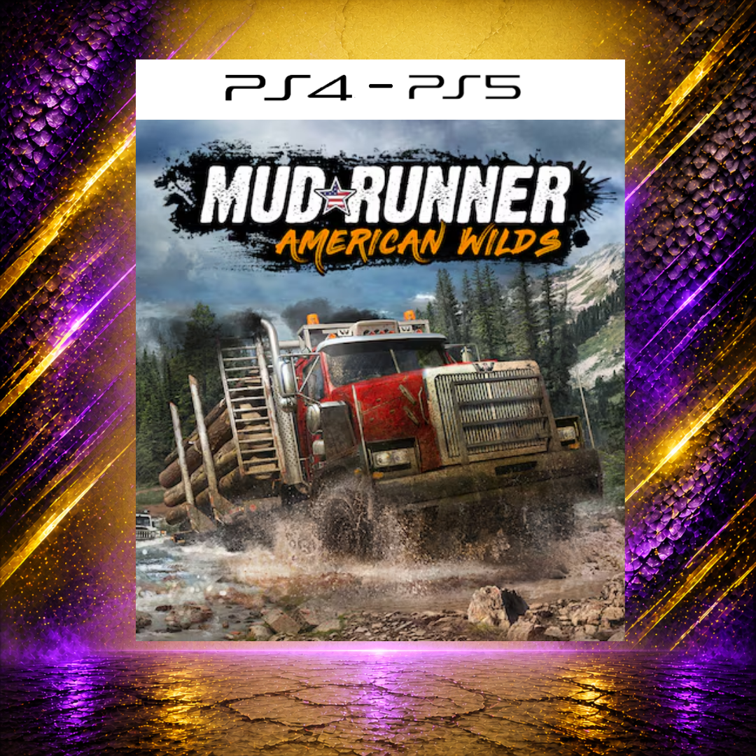 MUDRUNNER AMERICAN WILDS - PS4/PS5 - Mídia Digital
