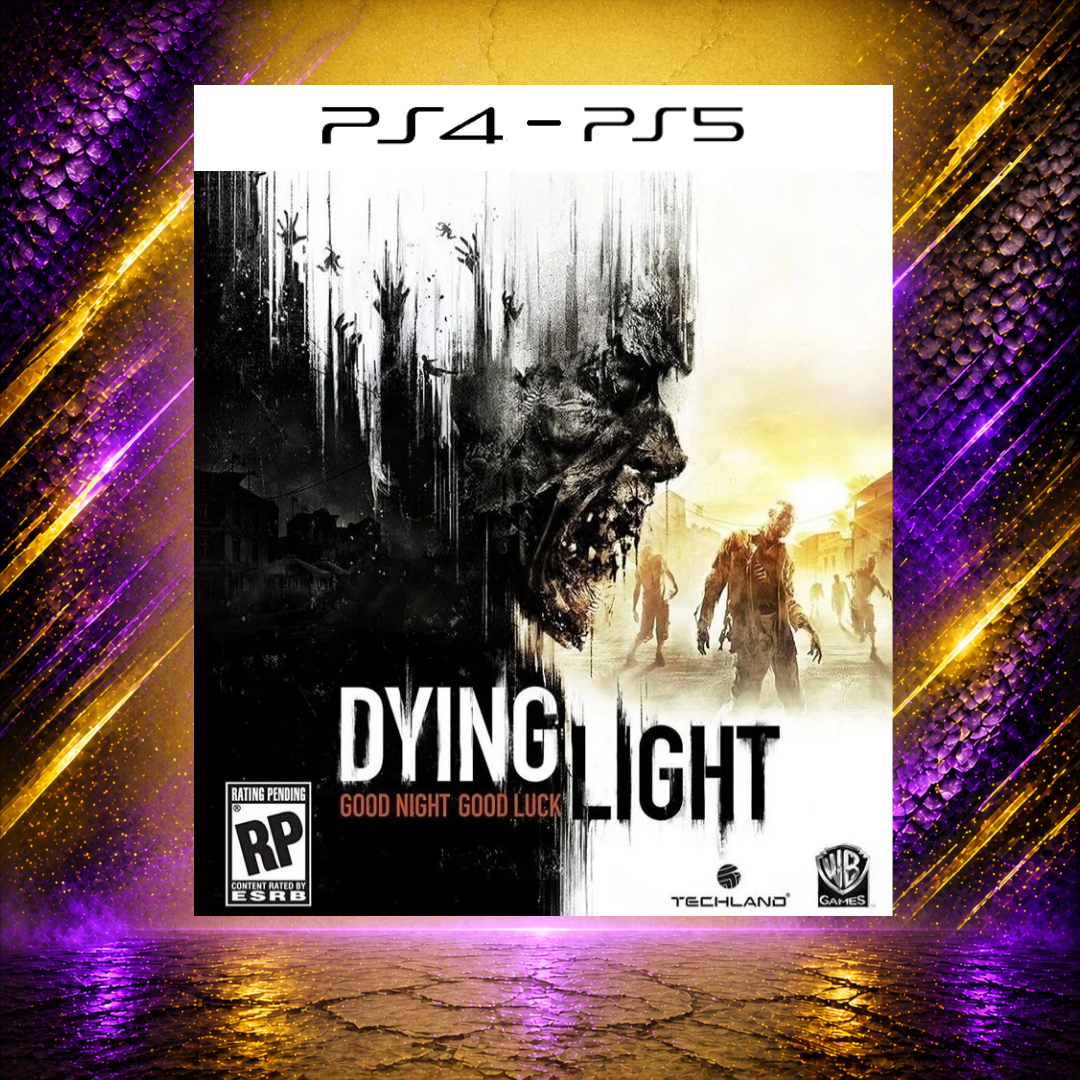 DYING LIGHT 1 (sem expansão) - PS4/PS5 - Mídia Digital