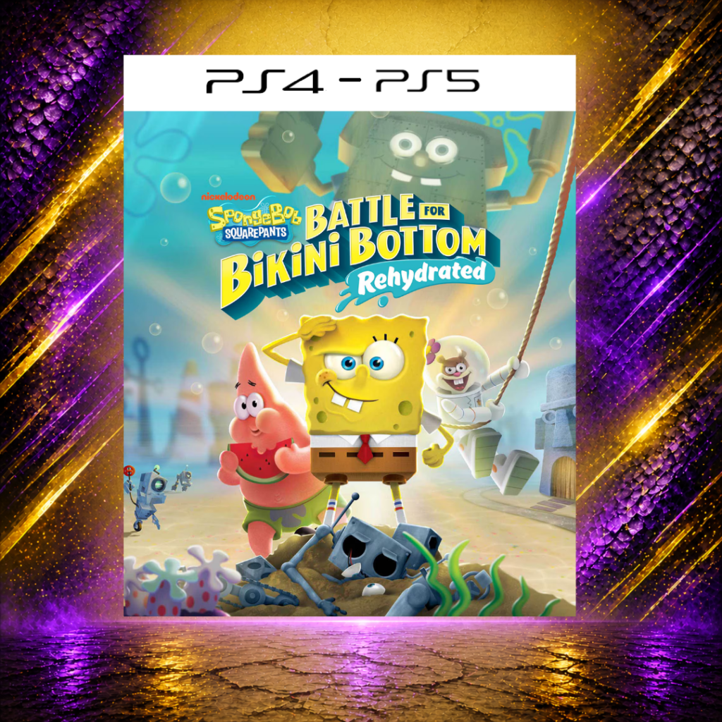 Bob Esponja Calça Quadrada - PS4/PS5 - Mídia Digital