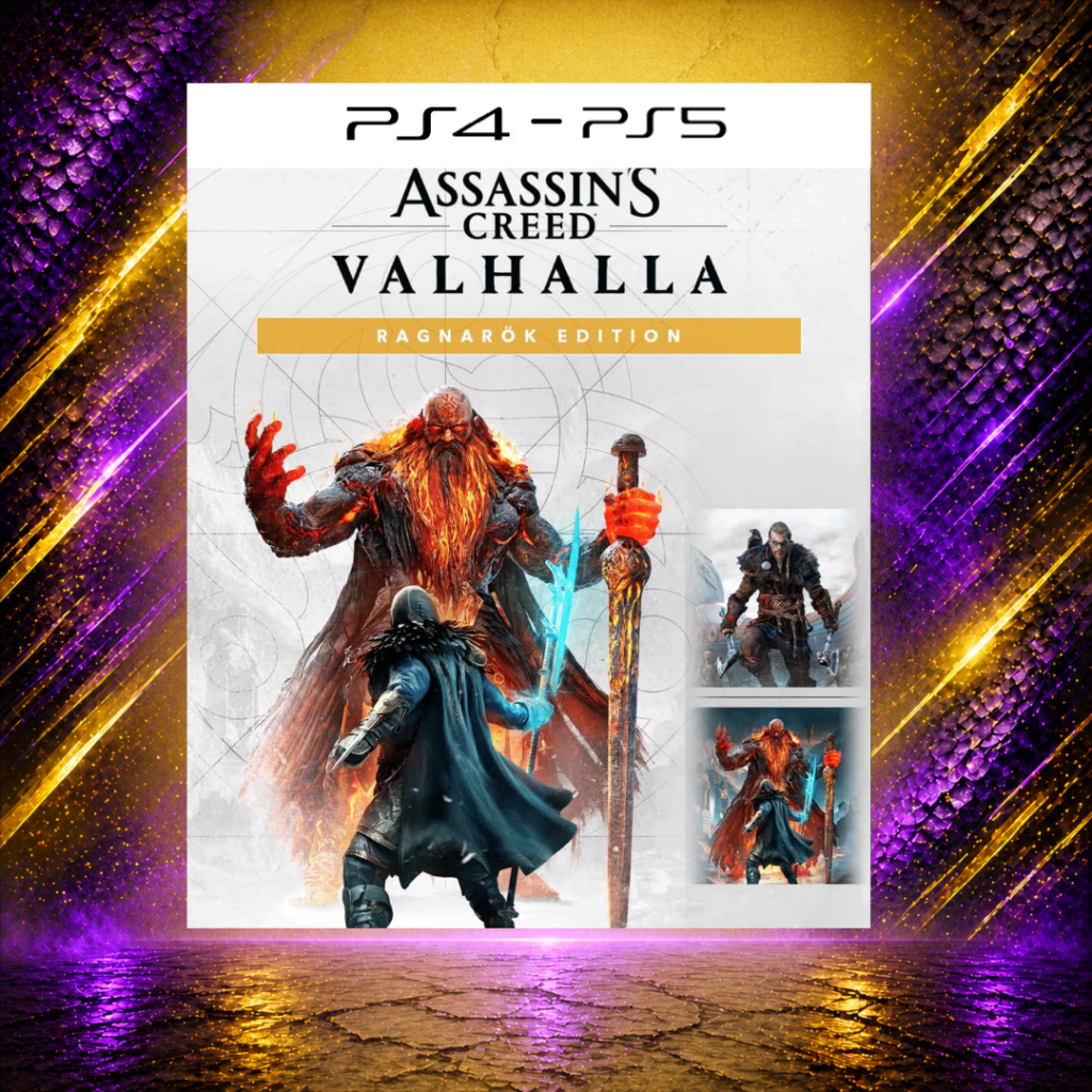 ASSASSIN'S CREED VALHALLA RAGNAROK - PS4/PS5 - Mídia Digital