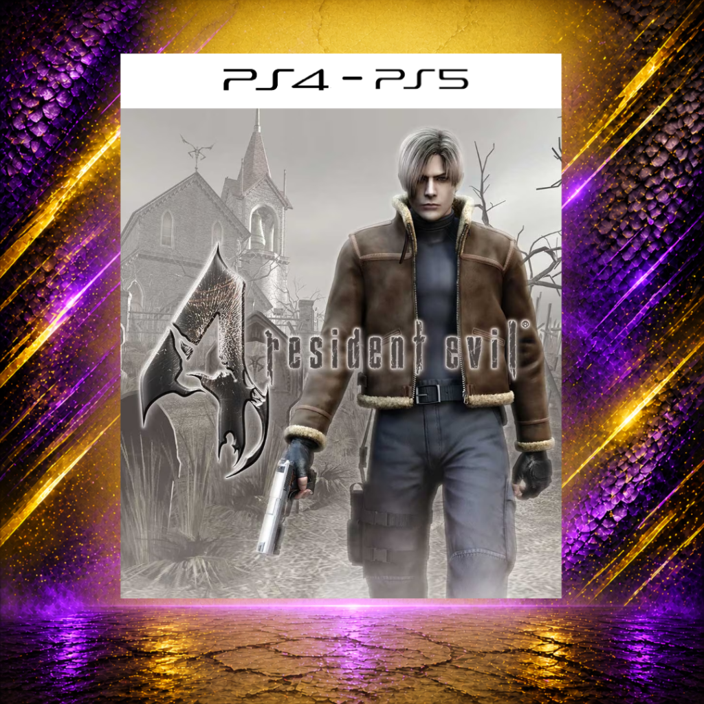 Resident Evil 4 - 2005 - PS4/PS5 - Mídia Digital