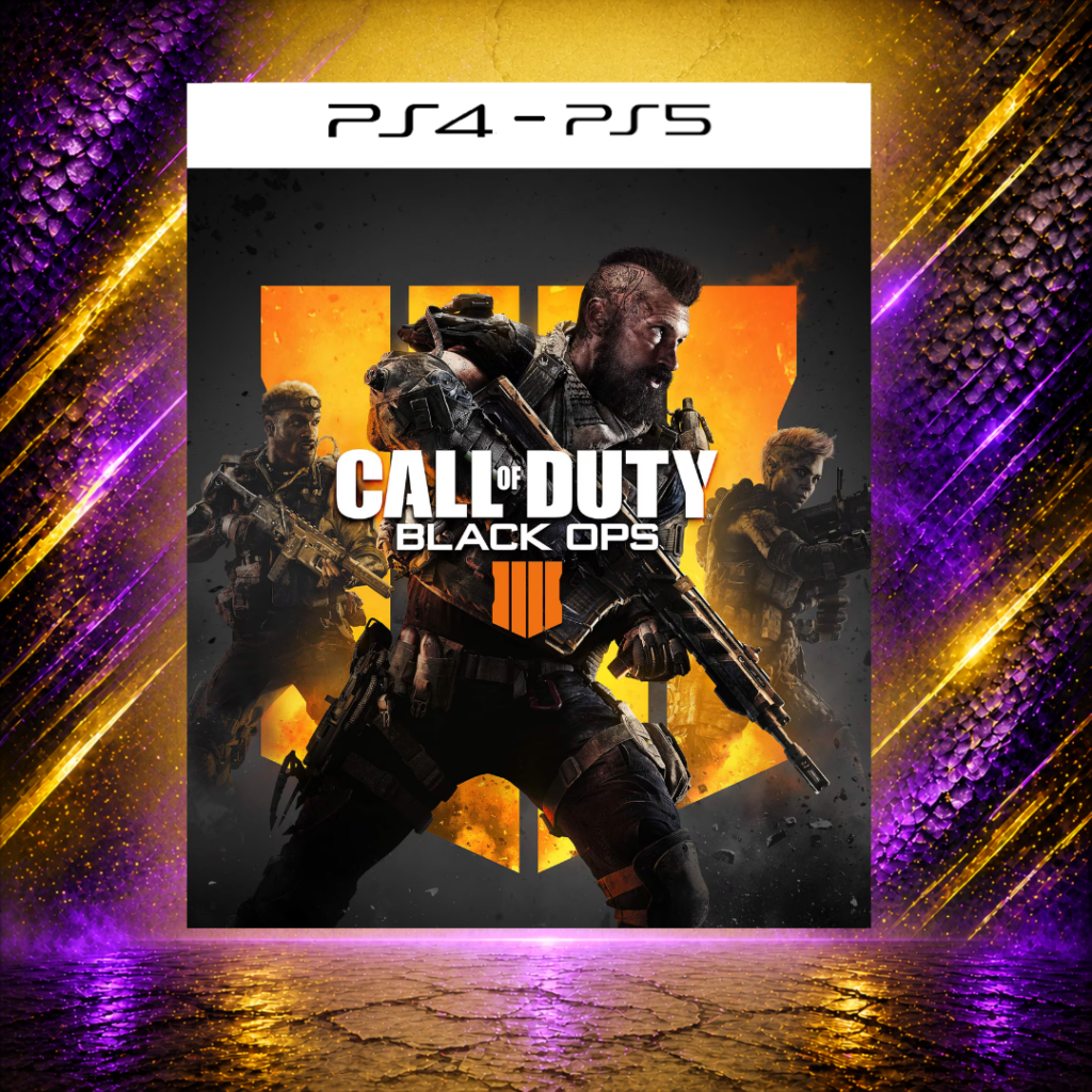 Call of Duty Black Ops 4 - PS4/PS5 - Mídia Digital