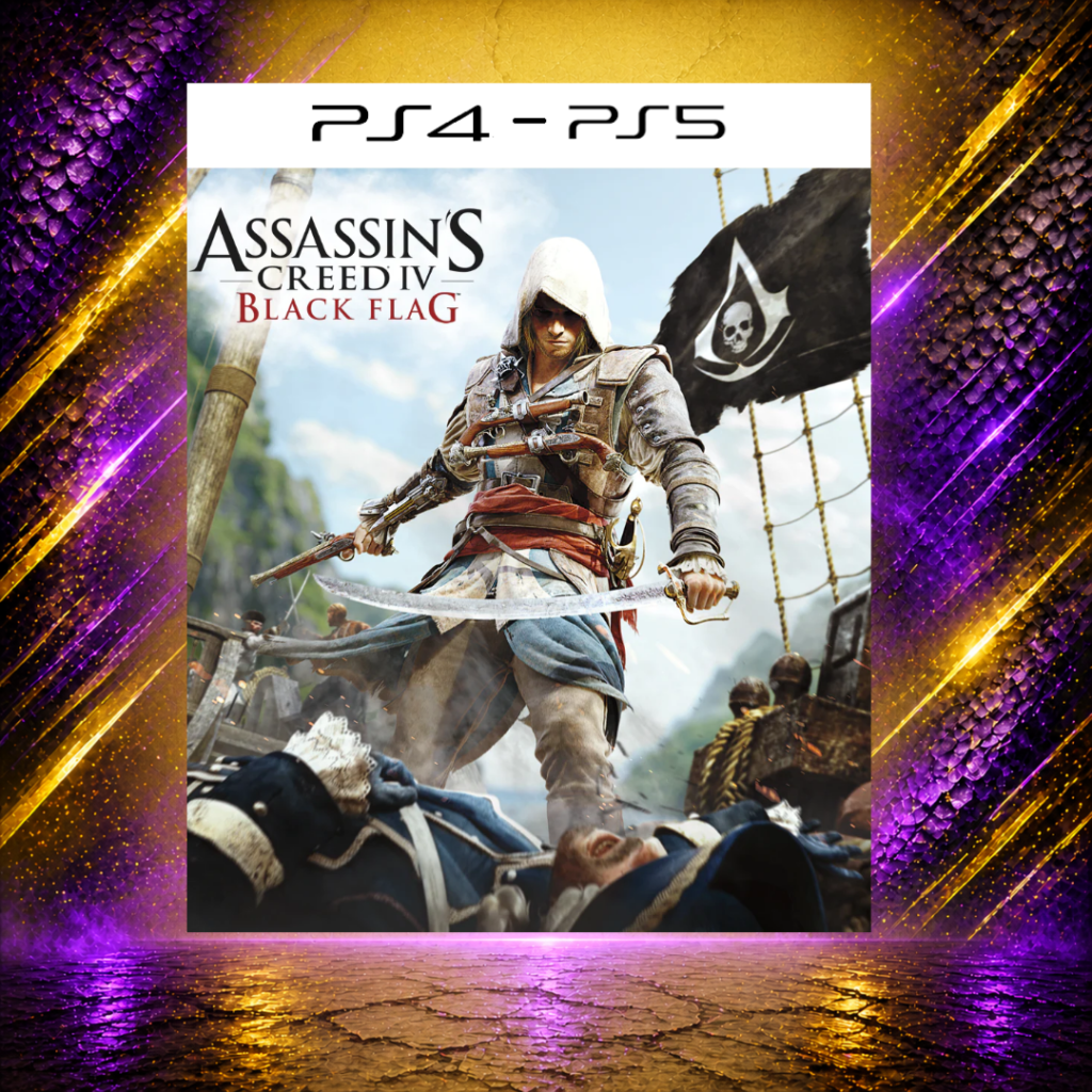 Assassin's Creed Black Flag - PS4/PS5 - Mídia Digital