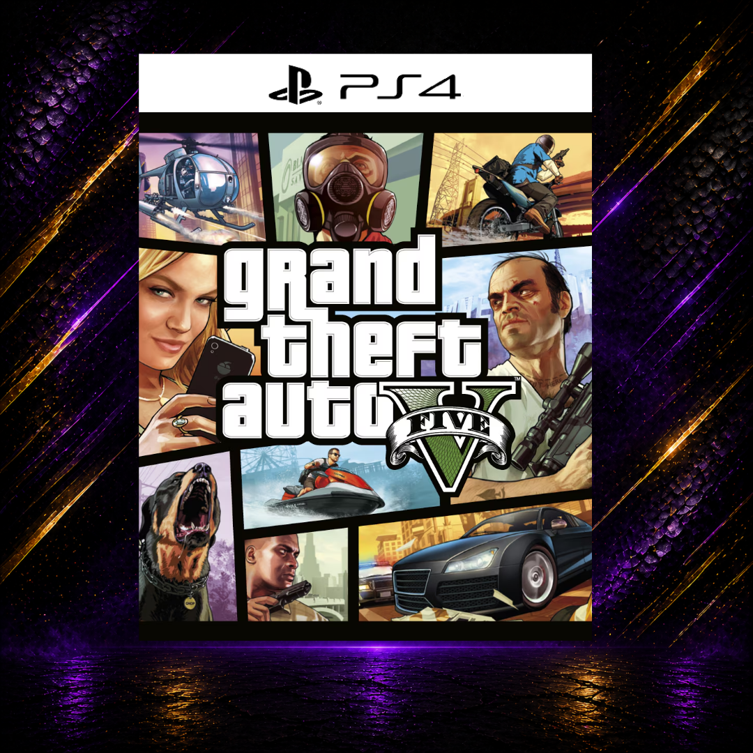 GTA V - PLAYSTATION 4 - Mídia Digital