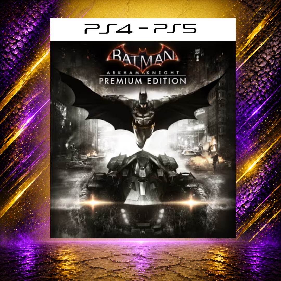 BATMAN ARKHAM KNIGHT PREMIUM EDITION - PS4/PS5 - Mídia Digital