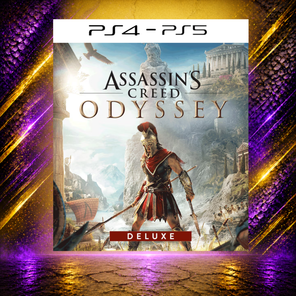 Assassin's Creed Odyssey Deluxe - PS4/PS5 - Mídia Digital