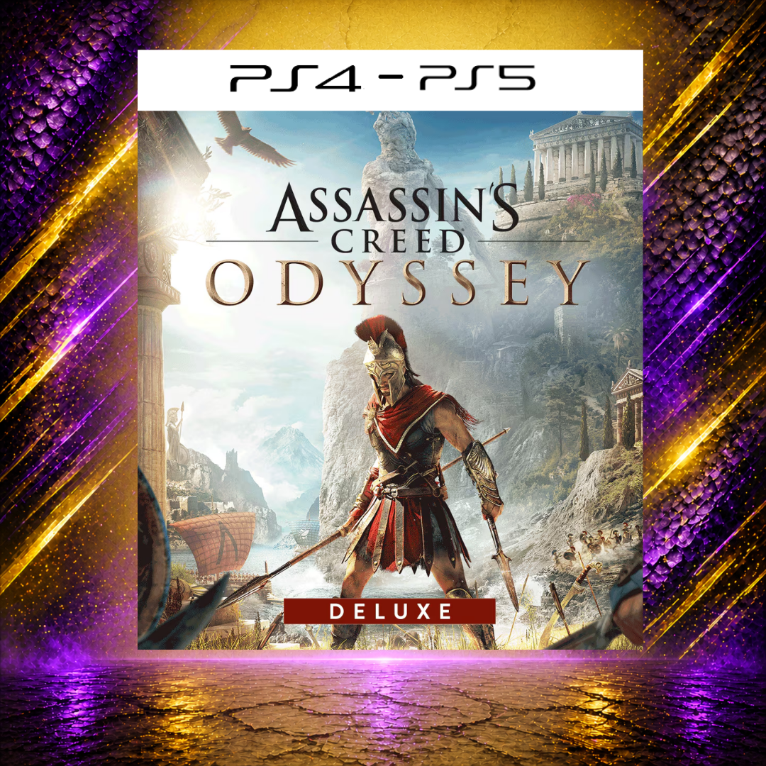 ASSASSIN'S CREED ODYSSEY DELUXE - PS4/PS5 - Mídia Digital