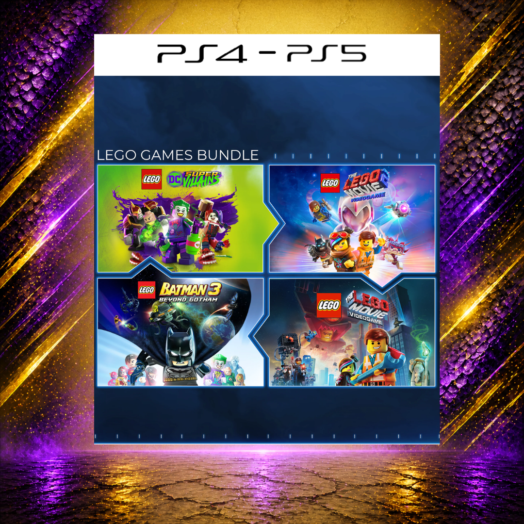 CONJUNTO DE JOGOS LEGO - PS4/PS5 - Mídia Digital