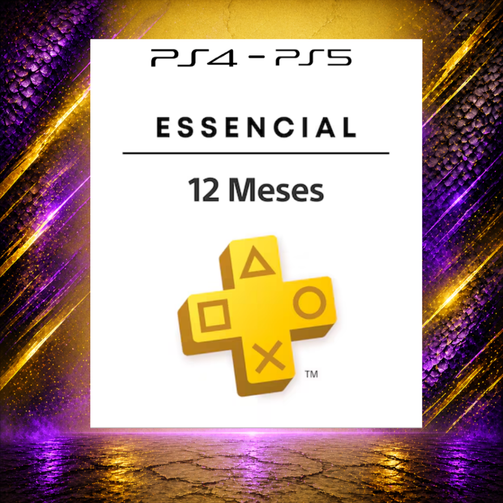 Ps Plus Essential - Anual - 12 Meses - PS4/PS5