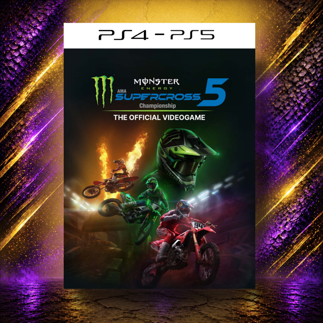 Monter Energy Supercross 5 - PS4/PS5 - Mídia Digital - Imagem 1
