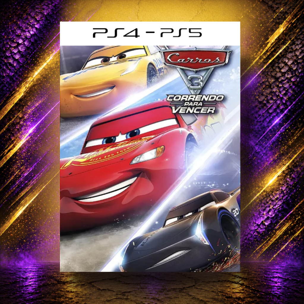 Carros 3 Correndo Pra Vencer – PS4/PS5 – Mídia Digital
